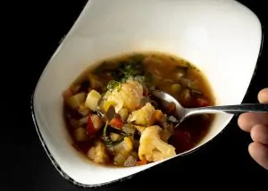 Минестроне с песто