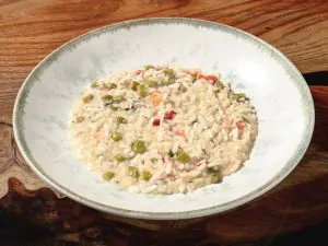 Ризотто с крабом и лимончелло